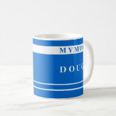 Personalisierte Muschel Kaffeetasse (VorderseiteRechts)