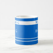 Personalisierte Muschel Kaffeetasse (Mittel)