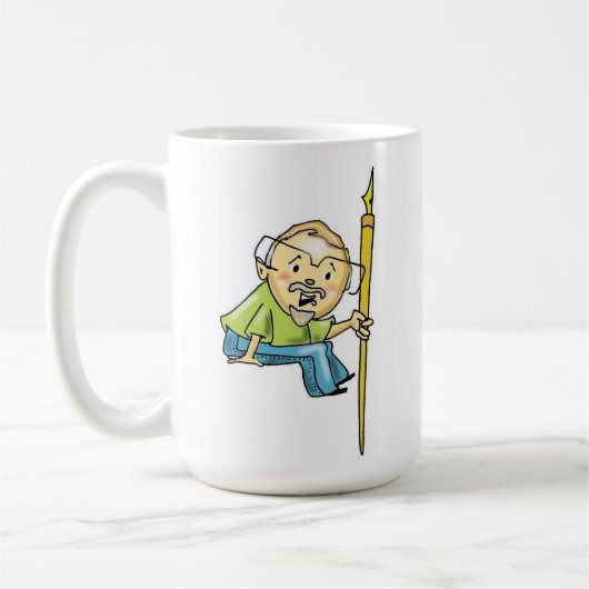 Personalisierte Muschel Kaffeetasse (Links)