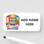 Personalisierte Museums-Namensschilder Namensschild (Beispiel)