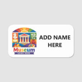 Personalisierte Museums-Namensschilder Namensschild (Vorderseite)