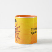 Personalisierte Mushroom-Rays für alle Sonnenstrah Tasse (Zentrum)