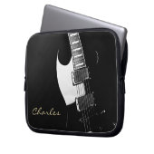 Personalisierte Musik-elektrische Laptopschutzhülle (Vorderseite Links)