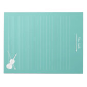 Personalisierte Musik - Klettergarten Notizblock (Vorderseite)