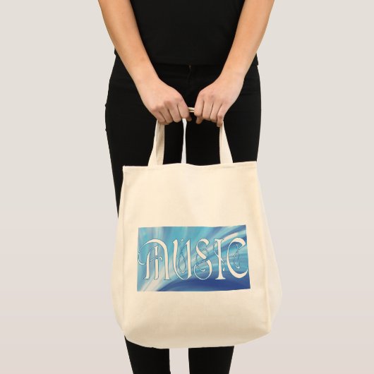 Personalisierte MUSIK mit blauer Tasche (Vorderseite (Produkt))