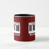 Personalisierte Musik spricht inspirierende Tasse  (Zentrum)