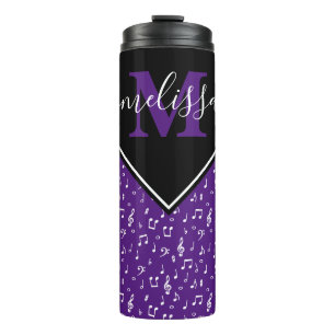 Personalisierte Musik-Symbole Thermotasse Thermosbecher
