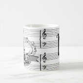 Personalisierte Musik und Gitarrenthema Kaffee Tas Kaffeetasse (Mittel)