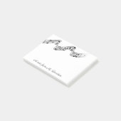 Personalisierte musikalische post-it klebezettel (angewinkelt)