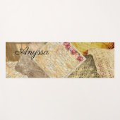 Personalisierte Musikereignisse Vintage Yoga Mat Yogamatte (Vorderseite (Horizontal))