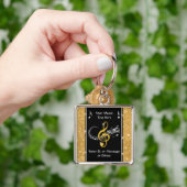 Personalisierte Musikgeschenke für sie, Musik Schlüsselanhänger (Hand)