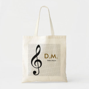 personalisierte Musikidee (Dreifach-Klammer) Tragetasche