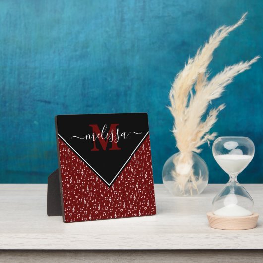 Personalisierte Musiksymbole Fotoplatte (InSitu)