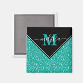 Personalisierte Musiksymbole Magnet (Vorderseite/Rückseite)