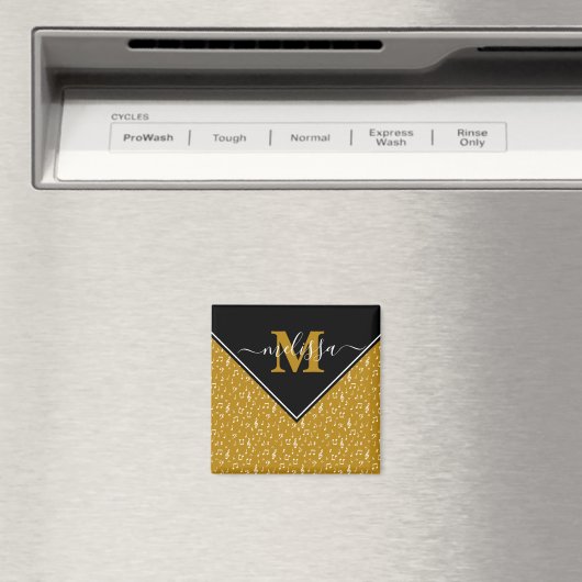 Personalisierte Musiksymbole Magnet (In Situ (Geschirrspüler))