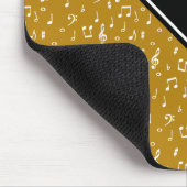 Personalisierte Musiksymbole Mousepad (Ecke)