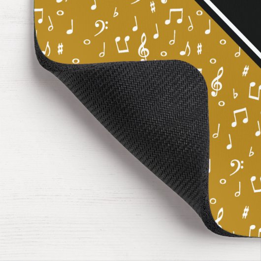 Personalisierte Musiksymbole Mousepad (Ecke)