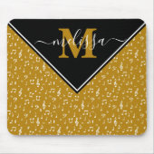 Personalisierte Musiksymbole Mousepad (Vorne)