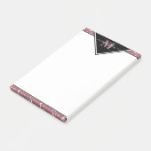 Personalisierte Musiksymbole Post-it Klebezettel (angewinkelt)