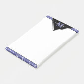 Personalisierte Musiksymbole Post-it Klebezettel (angewinkelt)