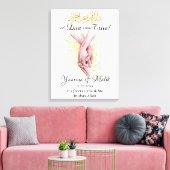 Personalisierte muslimische Couple-Geschenke Canva Leinwanddruck (Insitu (Wohnzimmer))