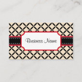 Personalisierte Musterkarte Visitenkarte (Vorderseite)