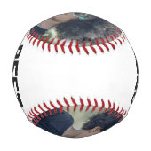 Personalisierte Mütter am Tag der Geburt Baseball (Rückseite)