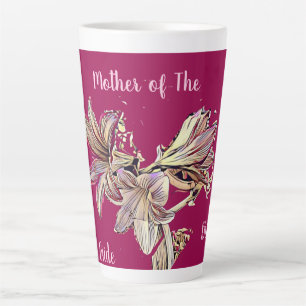 Personalisierte Mutter-der-Braut-Blumen-Mulbeere Milchtasse