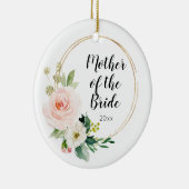 Personalisierte Mutter der Braut, die den Keepsake Keramik Ornament (Rechts)