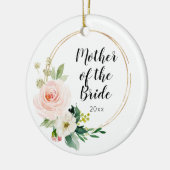 Personalisierte Mutter der Braut, die den Keepsake Keramik Ornament (Links)