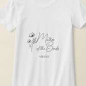 Personalisierte Mutter der Braut T-Shirt