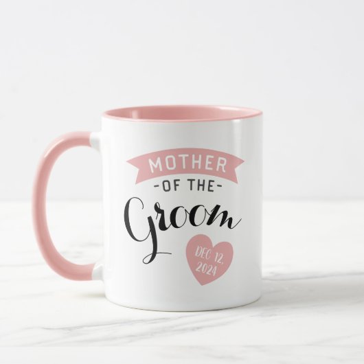 Personalisierte Mutter der Braut Tasse (Links)