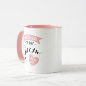 Personalisierte Mutter der Braut Tasse (Vorderseite Links)