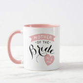 Personalisierte Mutter der Braut Tasse (Links)