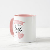 Personalisierte Mutter der Braut Tasse (Vorderseite Links)