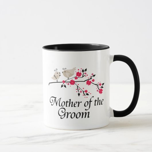 Personalisierte Mutter der Bräutigamvögel, die Tasse (Rechts)