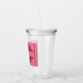 PERSONALISIERTE MUTTER DER BRIDE ACRYLIC TUMBLER ACRYLTRINKBECHER (Links)