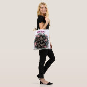 Personalisierte Mutter der Groom Floral Tote Tasch Tasche (Am Model)