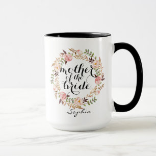 Personalisierte Mutter des Blumenreath Tasse