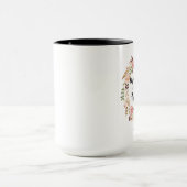 Personalisierte Mutter des Blumenreath Tasse (Zentrum)