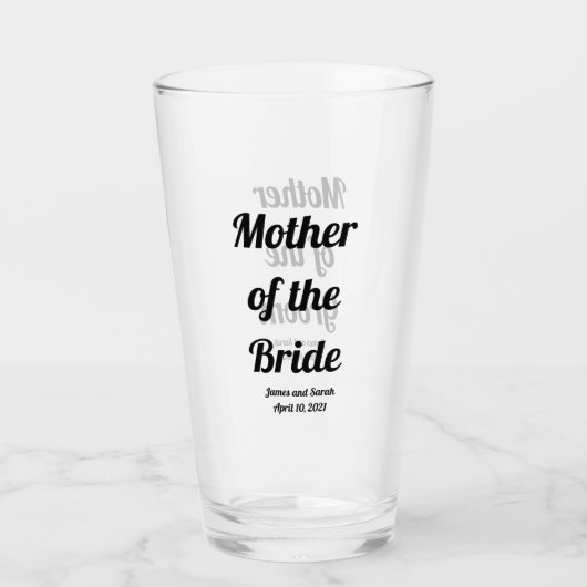 Personalisierte Mutter des Bridglases Glas (Vorderseite)