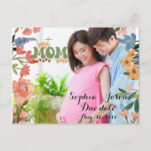 Personalisierte Mutter, die fotografiert wird Feiertagspostkarte (Vorderseite)