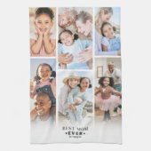 Personalisierte Mutter-Foto-Collage Geschirrtuch (Vertikal)