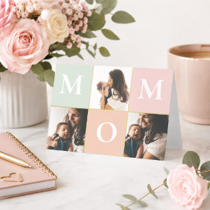 Personalisierte Mutter-Foto-Karte zum Geburtstag M Karte