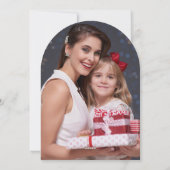 Personalisierte Mutter-Foto-Muttertags-Karte Feiertagskarte (Rückseite)