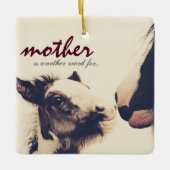 Personalisierte Mutter ist ein anderes Wort für Li Keramikornament (Vorderseite)