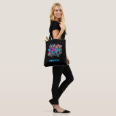 Personalisierte Mutter & Sohn Graffiti Kunst Schwa Tasche (Am Model)