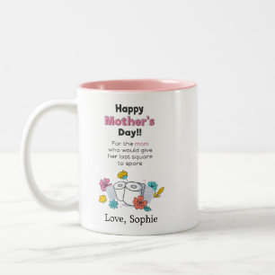 Personalisierte Mütter Tag Pandemie Jahr Funny Zweifarbige Tasse