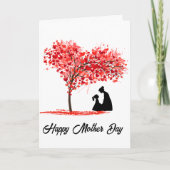 Personalisierte Mutter-Tochter-Liebe Karte (Vorderseite)