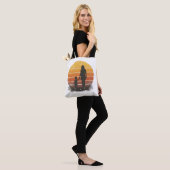 Personalisierte Mutter-und-Kind-Sonnenuntergangs-S Tasche (Am Model)
